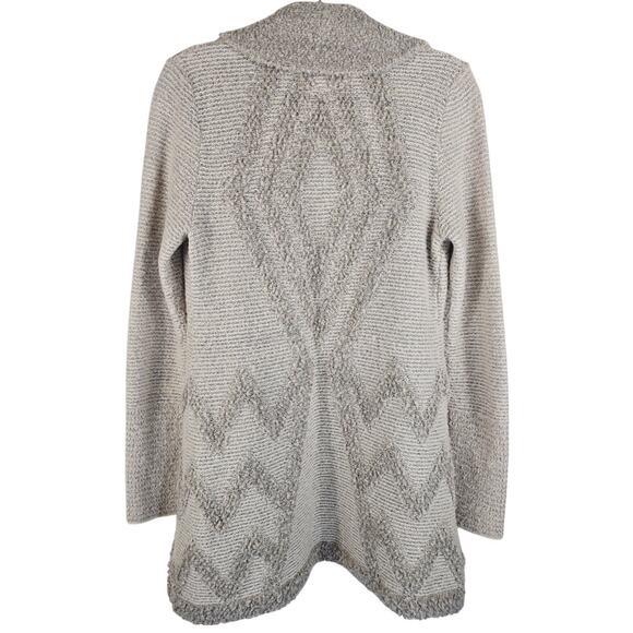 Anthropologie Angel Of The North Wool Blend Tight Knit Open Cardigan Womens M - Picture 2 of 4